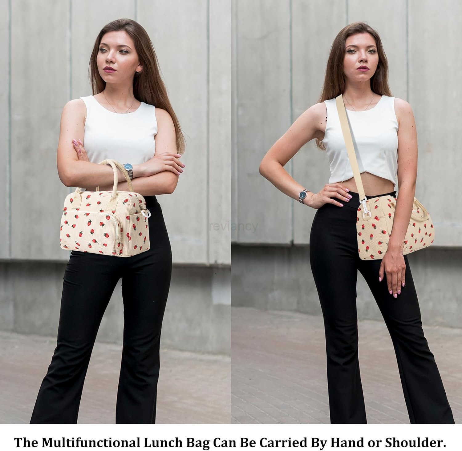 Insulated Lunch Bag for Women Men Large Reusable Lunch Box Adult Leakproof Portable Cooler Tote Bags for Work PicnicW250904