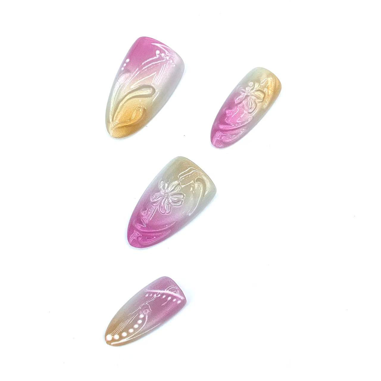 Break Away from Uniformity! Handmade Nail Art with ABS Material, Each Piece a One-of-a-Kind Fingertip Artwork