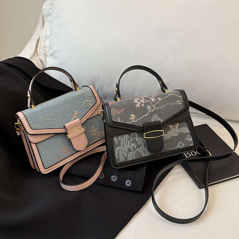 DHEssentials 2025 Trendy Small Square Crossbody Bag for Women, Stylish Shoulder Handbag