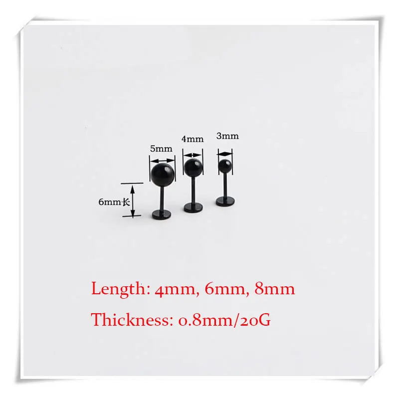 1PC Steel Tiny Zircon Crystal Tragus Helix Piercing Labret Lip Studs Nose Ring Internally Thread Cute Body Jewelry 250903 - view 7