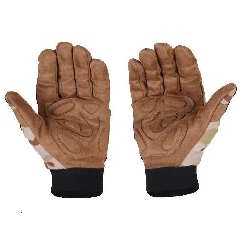 ersongear Tactical Lightweight Camouflage Gloves Combat Full Finger Hand Protective Gear Handwear Hunting Hiking Outdoor MCADXJ250904