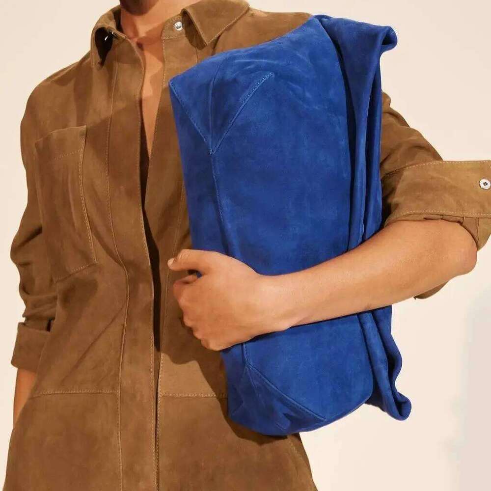 WOMEN'S MAXI SUEDE CLUTCH, Designer Evening Dress Bag, Fashionable Handbag Purses for Women