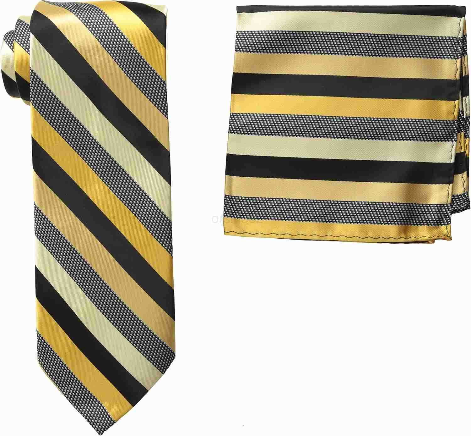 Mens Microfiber Stripped Tie SetW250904