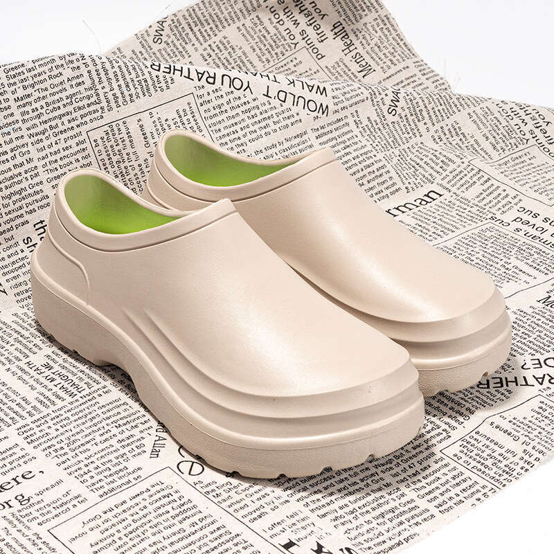Large Size Hotel Kitchen Chef Labor Protection Work EVA Non-Slip Closed-Toe Slippers Surgical Shoes