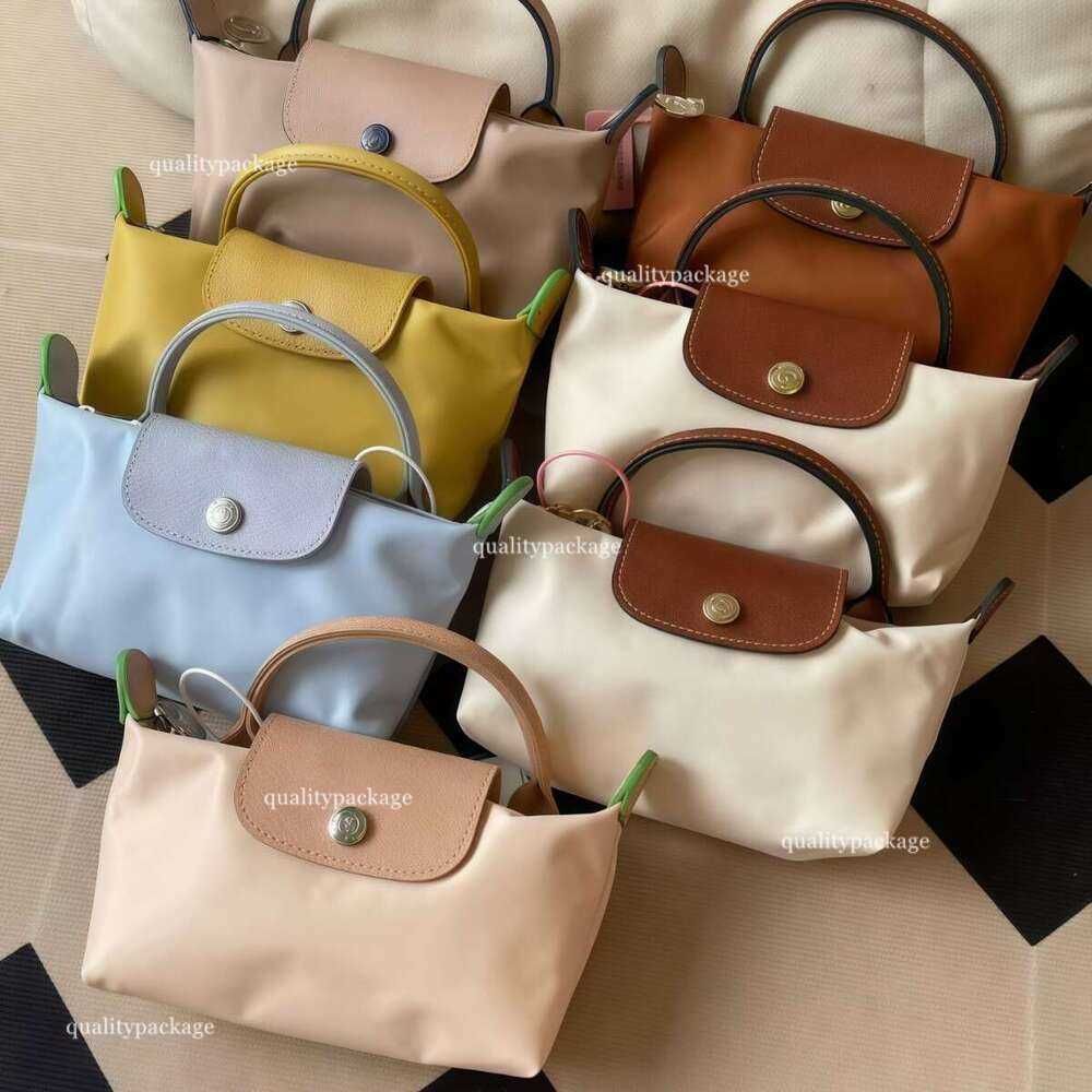 Tote Bags Designer Bags Longchamp Dumpling Nylon Handbag Mini Crossbody Eco-friendly Tote Versatile Shoulder Phone Bag