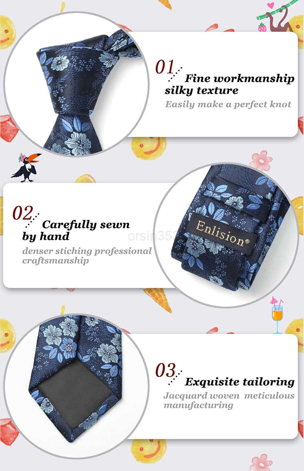 Boys Tie Kids Necktie with Pocket Square Set Ties for Boy Formal Neck Strap Youth Tie for Kids Party SchoolW250904