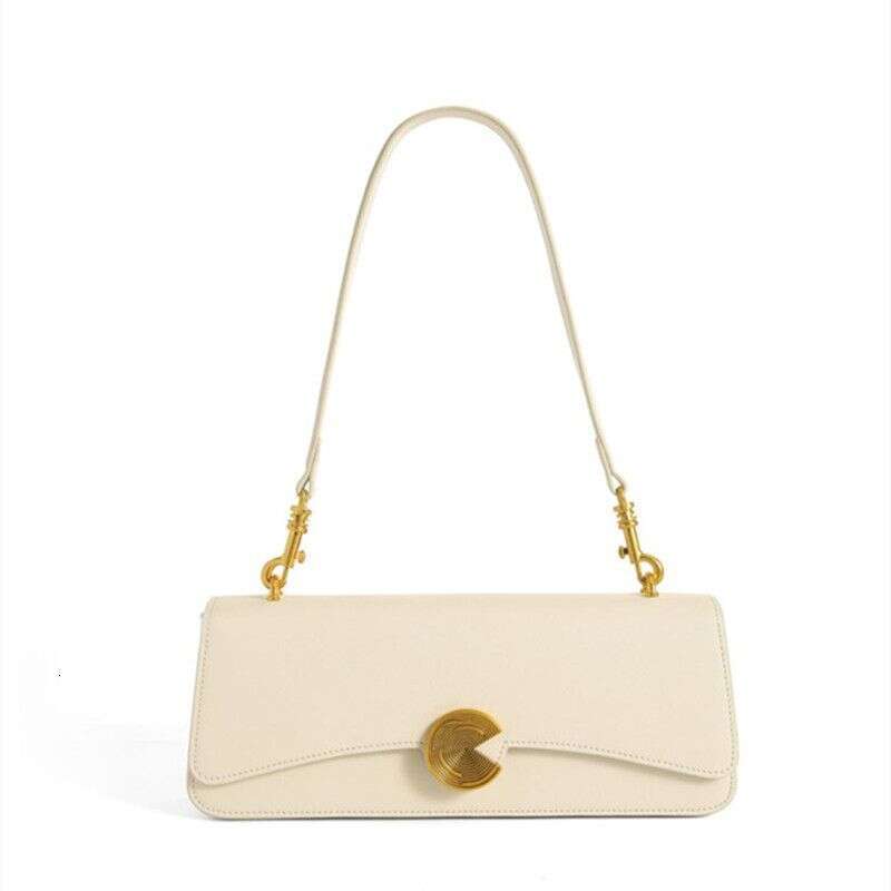 New Autumn Genuine Leather Shoulder Women's Crossbody High-End Hand-Held Baguette Cowhide Underarm Bag Fd62140196