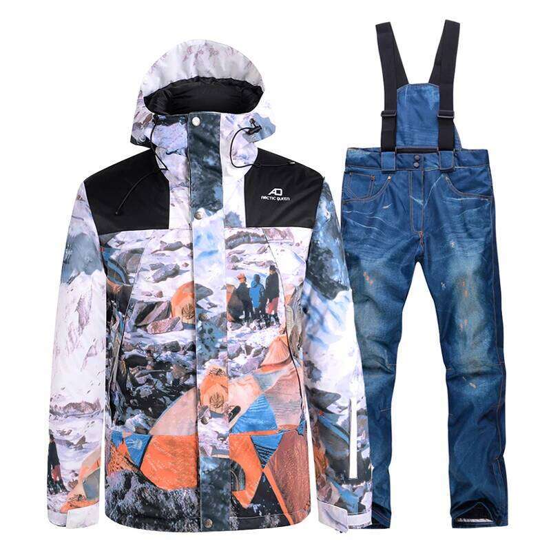 Men And Women S Snow Wear Snowboarding Clothes, Jacket And Pant Snowboard Sets, Ski Suit Adult