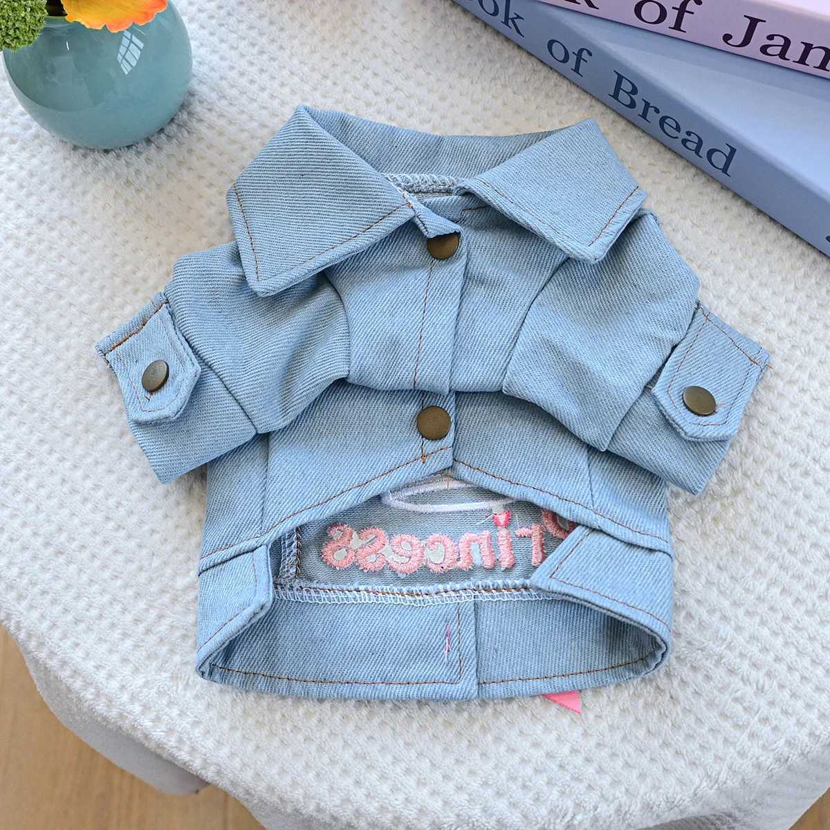 Little Princess et Pet Clothes Dog Cat Antihair Loss Summer Blue Handsome Towable Vest W250904