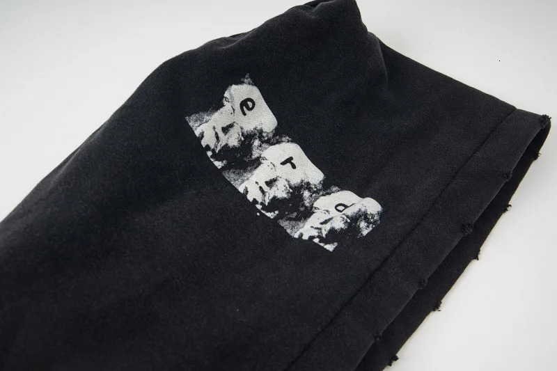 Stock Winter High Street Retro Patchwork Abstract Portrait Print Zipper Hoodie Jackets ERD Hoodie Cotton Men Women Sweatshirts 250815