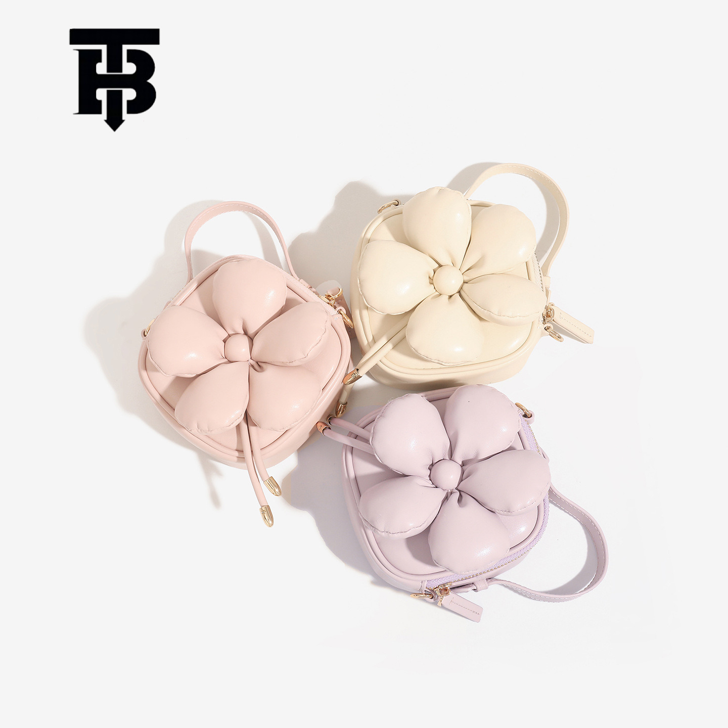 TB BHULAMTE ELLE Women's Bag 2025 New Floral Chain Bag Multifunctional Key Bag Crossbody Commuter Flower Designer s bag Small Bag