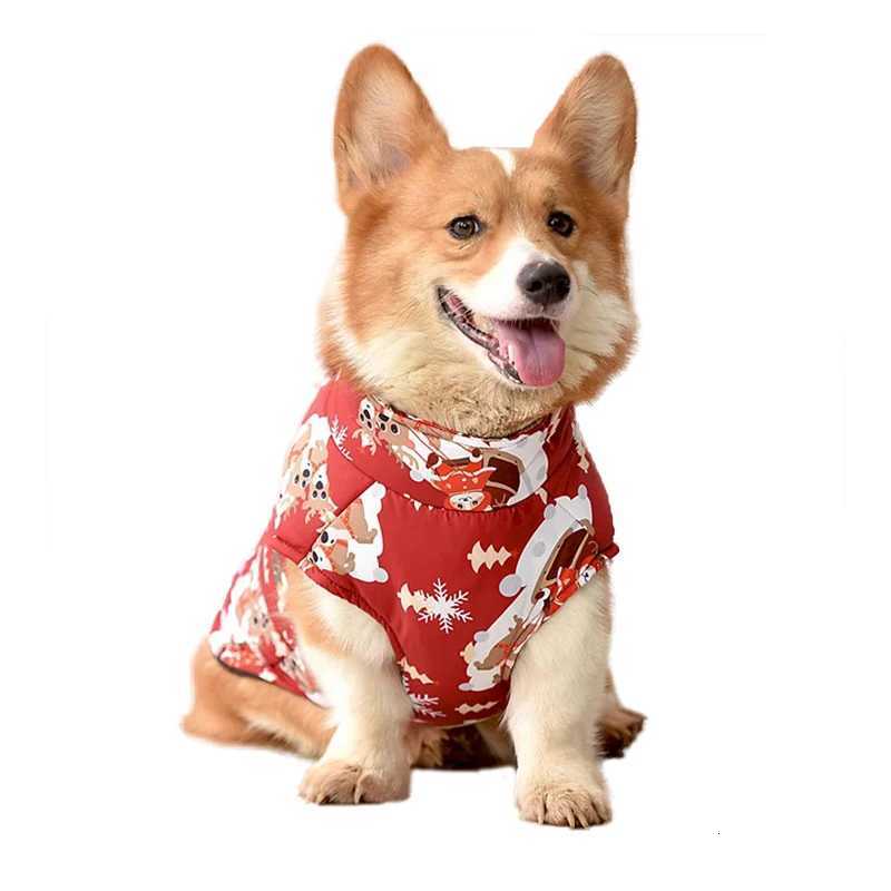 2023 Warm Dog Down et Winter Thickened Dog Clothes Waterproof Dog et Medium and Large Dog Clothing Welsh Corgi Clothing W250904