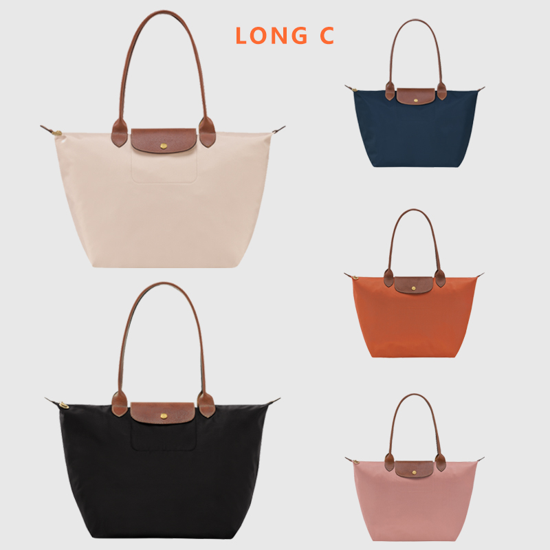 tote bag designer bag luxury Bag Large-capacity commuting bag French luxury canvas leather bag for female high school students to wear on campus and commute