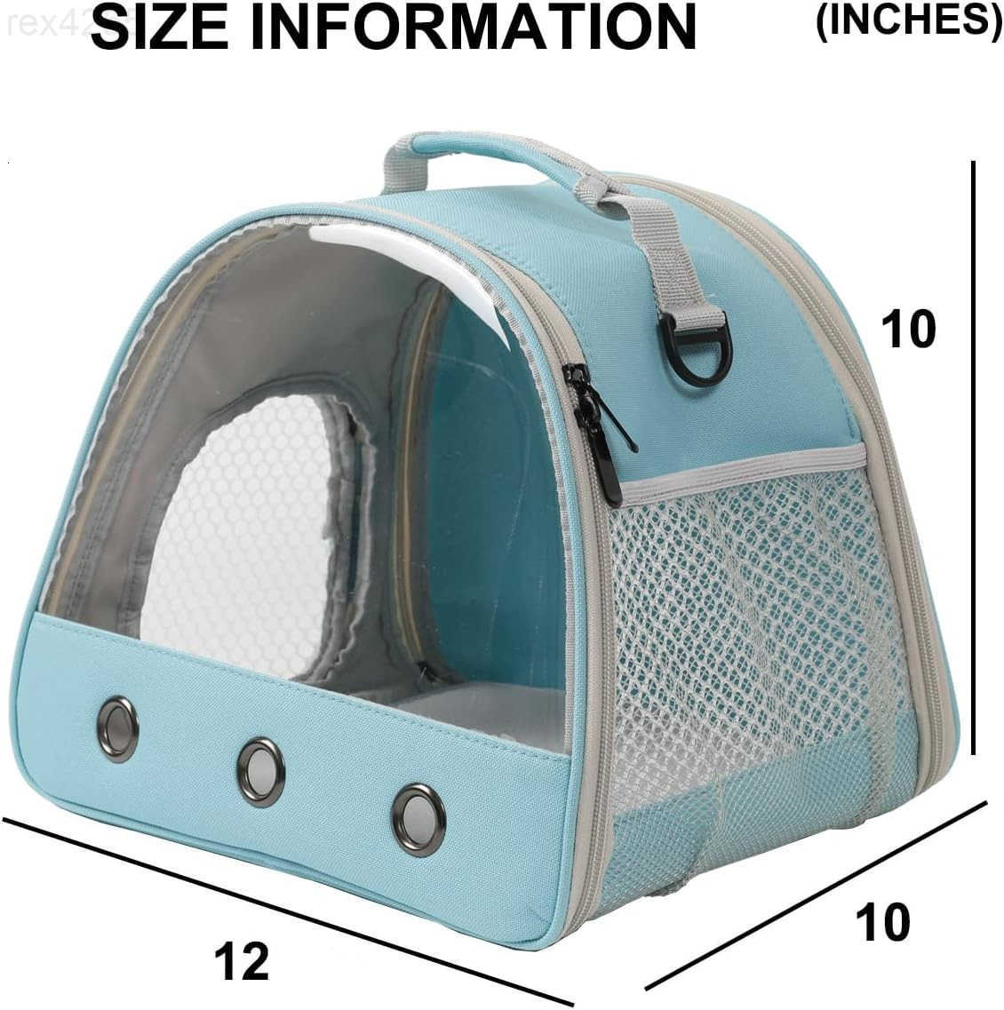 Travel Carrier Bag with Absorbent Pad Set Pee Pad with LeakProof QuickDry Design for Guinea PigPortable Bearded Dragon Bag for Sugar GliderHedgehogRat