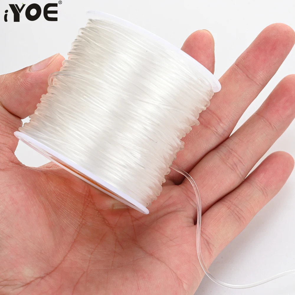 iYOE 0515mm Elastic Cord String Transparent Thread For Jewelry Making Diy Bracelet Necklace Beaded Accessories 250828