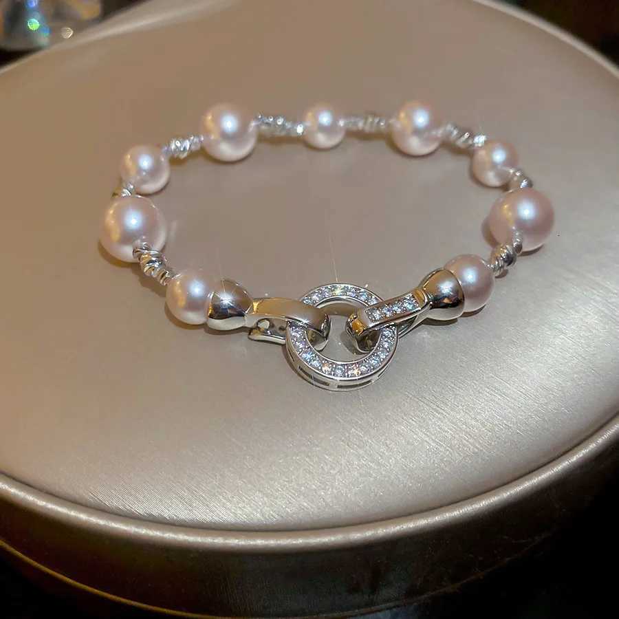 New Exquisite Simple Pearl Bracelet Fashion Elegant Allmatch Bracelet Wens Jewelry Y250904