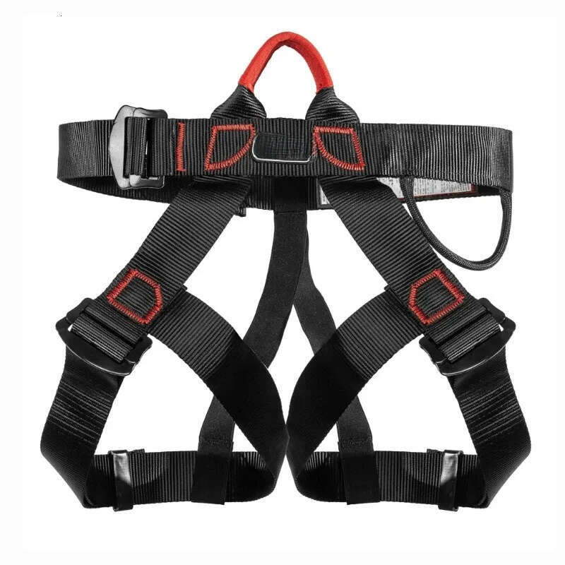 Carabiners Half Body Safety Rock harness belt Rappelling Equip Tree Harness Climbing Kit Men Fall Protection