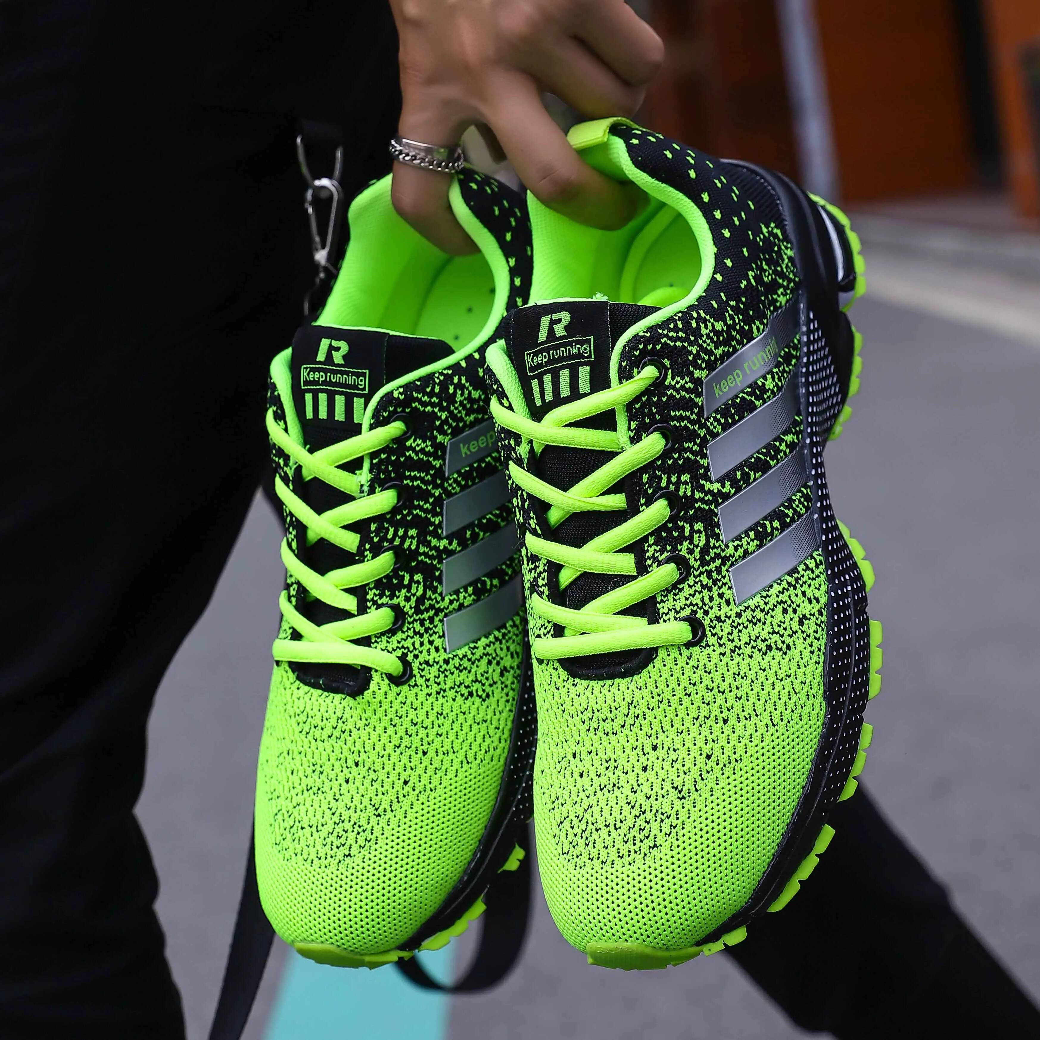 Original Men Shoes Breathable Running Sneakers Man Outdoor Light Comfortable Mesh Casaul Tenis Walking Zapatillas Hombre ddmysaturn