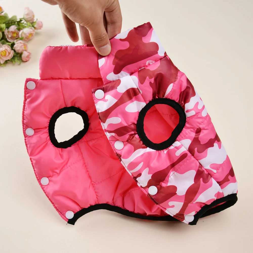 Pet Coat Winter Warm Dog Clothes For Small Dogs Cat Reversible Windproof Lightweight Puppy et Vest Yorkie Schnauzer Costume W250904