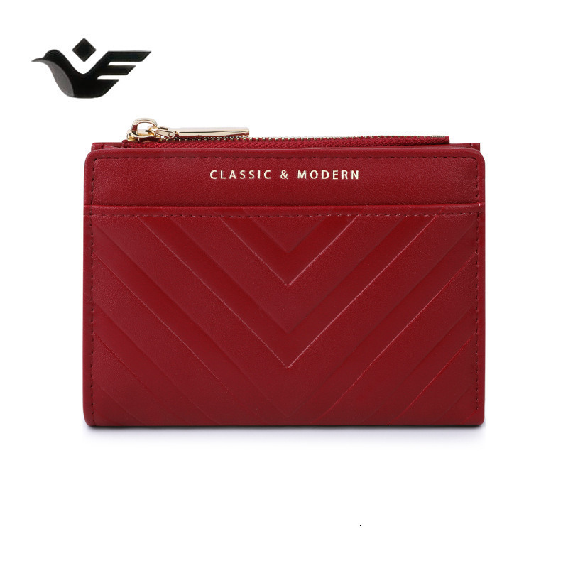 Feiyan Free Shipping New Designer Bag Luxury Shopping Bag Striped Embossed PU Leather Wallet For Women Ins Multi-card Slot Cross-border Versatile Smal