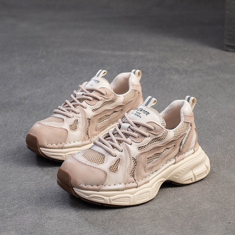 2025 Designer's New Casual Fashion Multi functional Sports Height Increasing Thick soled Dad Shoes