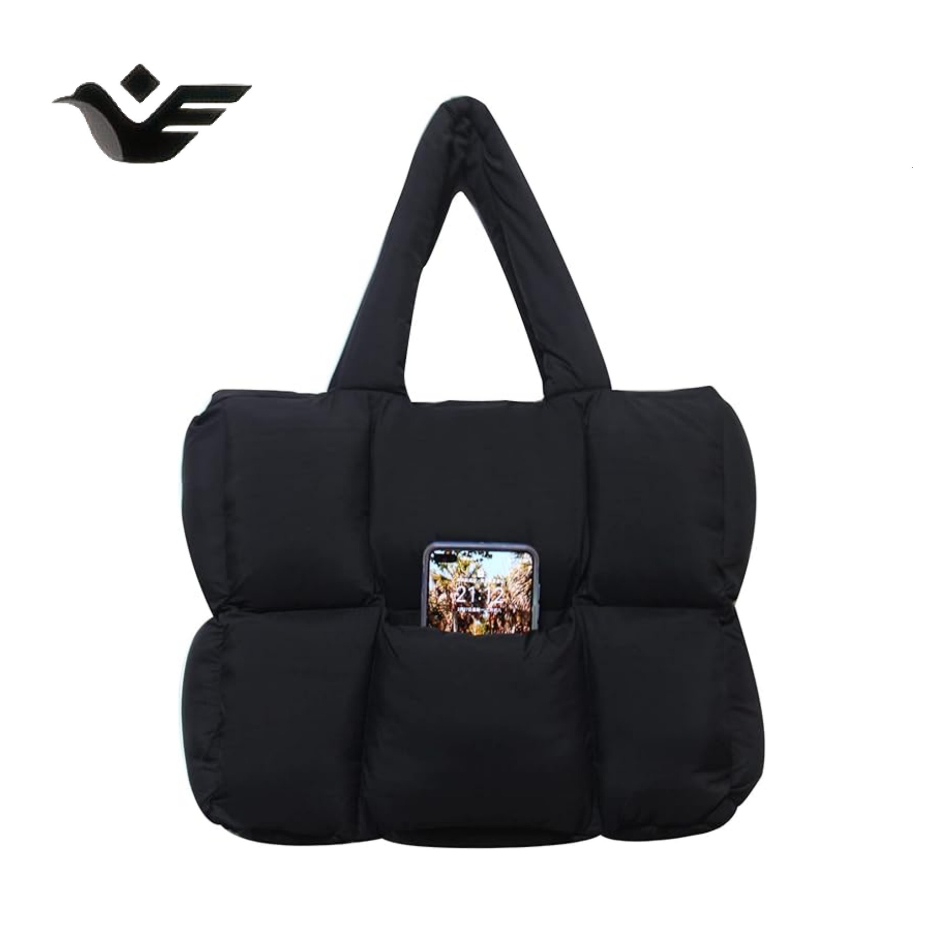 Feiyan Free Shipping New Designer Bag Luxury Shopping Bag Trend New Women's Shoulder Bag Down Cotton Jacket Bag Large Capacity Fashion Handheld T