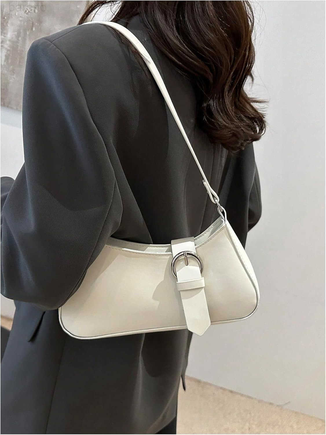 Womens Zipper Crescent Shoulder Handbags Vintage Top Handle Underarm Bags M250903