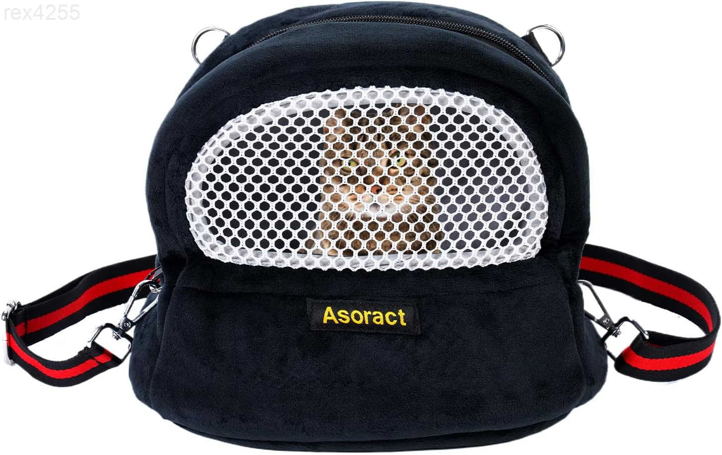 Bag Upgraded Small Animal Bonding Soft Hedgehog Pouch Portable Outgoing Travel Bag with Adjustable Strap and Breathable Mesh for Squirrel Mice SugaW25