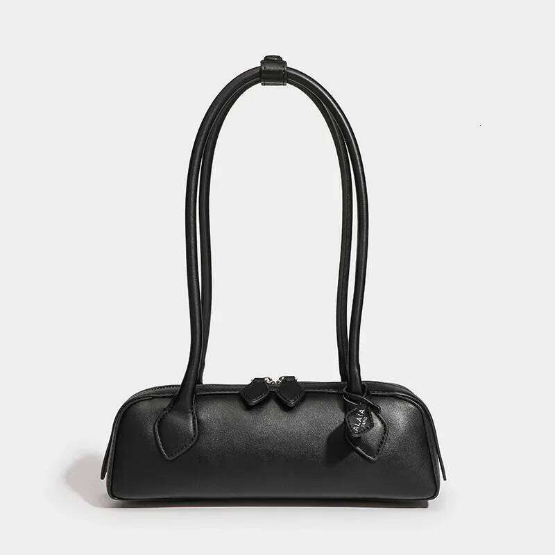 French Designer Sausage Vintage Underarm Bag Genuine Leather Women's Handbag Casual Commuting Versatile Single Shoulder Bags