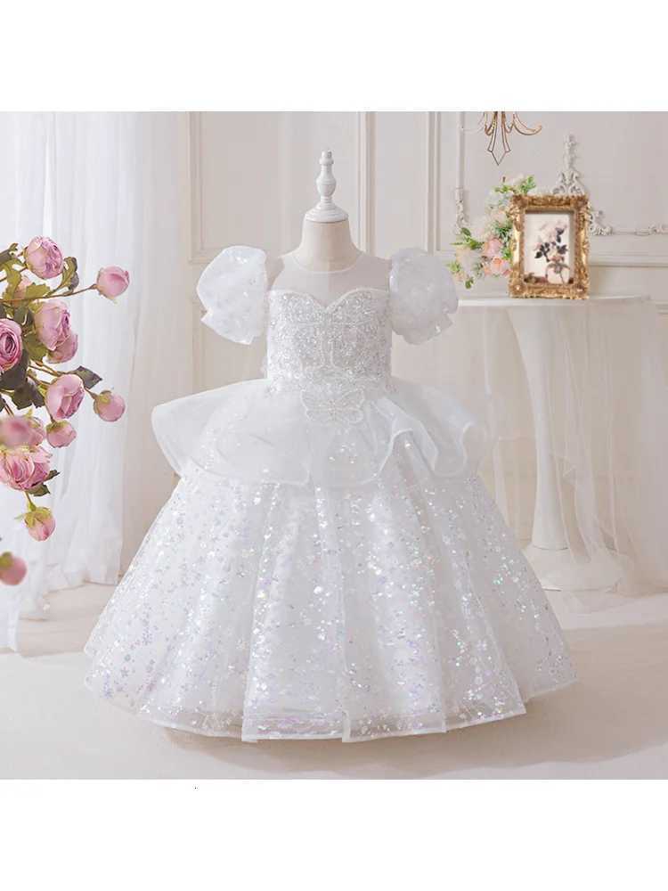 2025 Girls Summer New High-End Host Birthday Performance Light Luxury Piano Performance Princess Dress Z250904