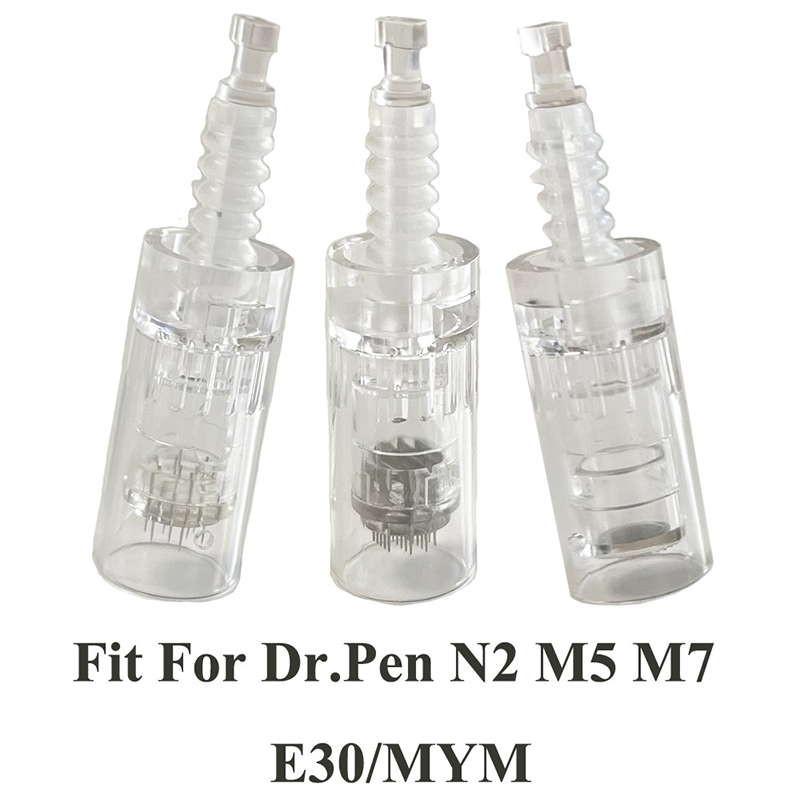 100pcs Microneedling Pen Cartridge Needles M7 M5 N2 E30 Dr Pen Bayonet Cartridges Replacement Tips Tattoo Needle Nano Micro Needling Head 3D 5D 1 3 5 