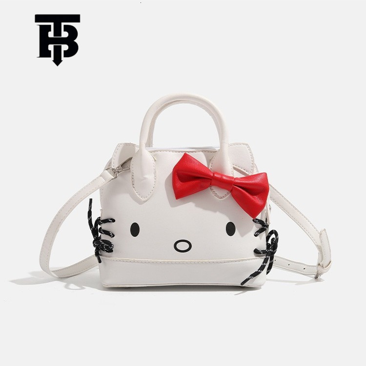 TB BHULAMTE CDIWRI&KARI High-value Girl Designer S Bag Kitty Cartoon Handbag 2025 Spring Summer New Fashion Versatile Niche