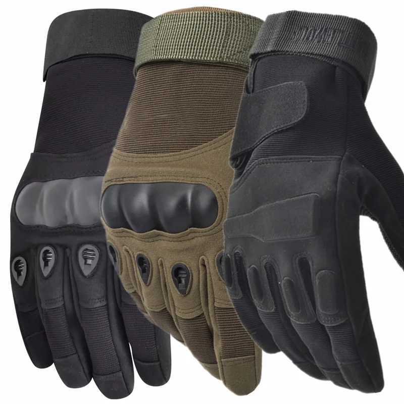 1 Pair Tactical Gloves Military Hard Knuck Gym Women Mens Combat Gloves Shooting Airsoft Paintball Motorcyc Military GlovesXJ250904