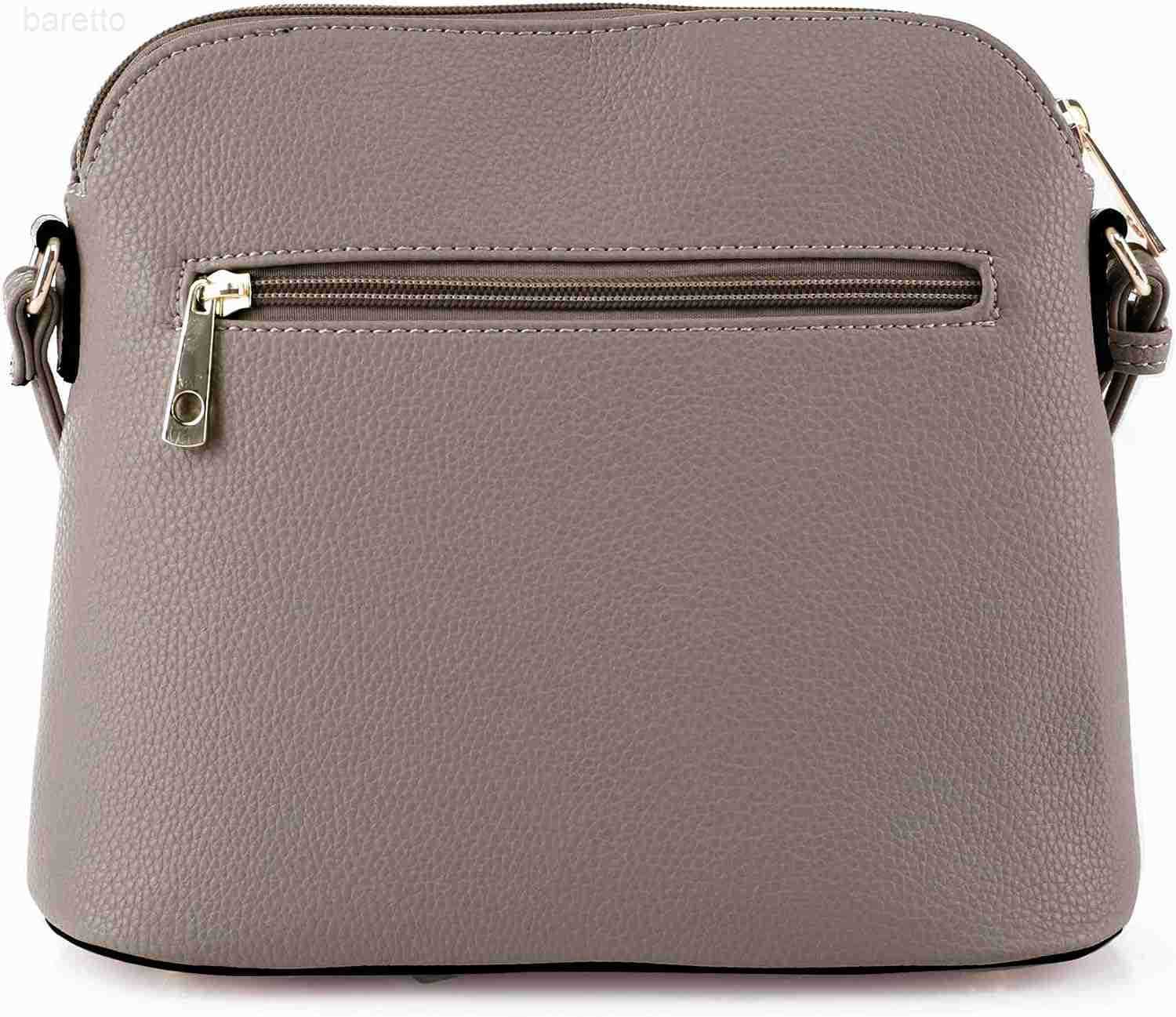 Lunar Lightweight Medium Dome Crossbody Bag Shoulder Bag with Tassel Zipper Pocket Adjustable Strap M250903