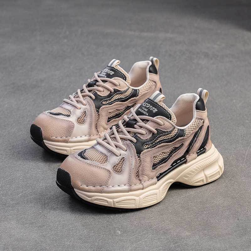 2025 Designer's New Casual Fashion Multi functional Sports Height Increasing Thick soled Dad Shoes