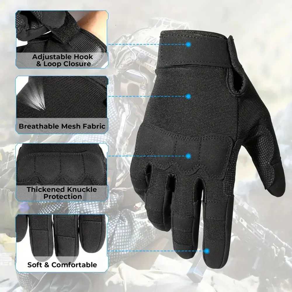 Tactical Gloves Touchscreen Motorcyc Gloves Sports Fitn Hunting Full Finger Hiking Gloves Protective GearXJ250904