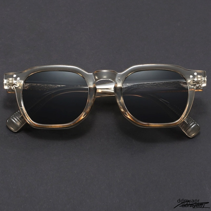 Vintage Ddmyday Steampunk Sunglasses Men Round Thick Glasses Women Retro Goggles Gothic Y2k Futuristic Cool INS Niche Circular High-End Sturdy Metal I