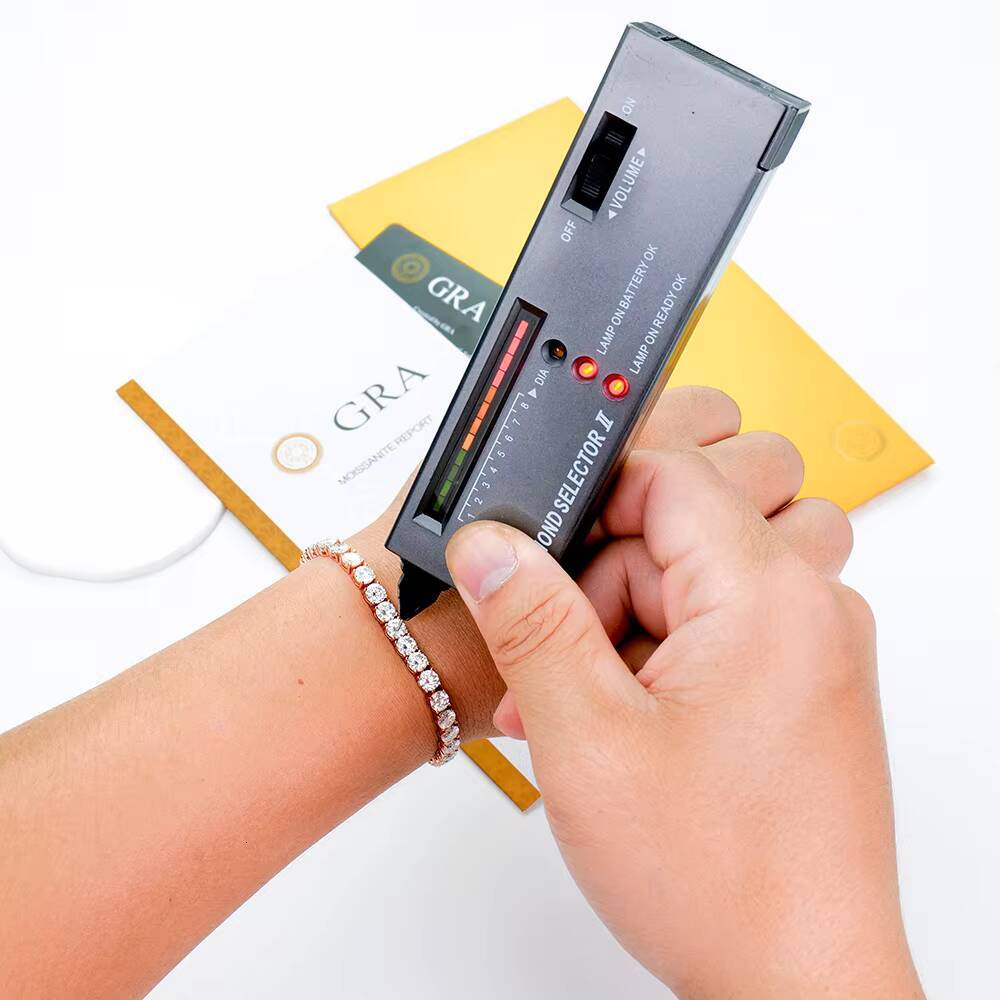 Sparkling 5mm Moissanite Tennis Chain Bracelet High Quality DVVS for Women Men Perfect Wedding Anniversary Gift