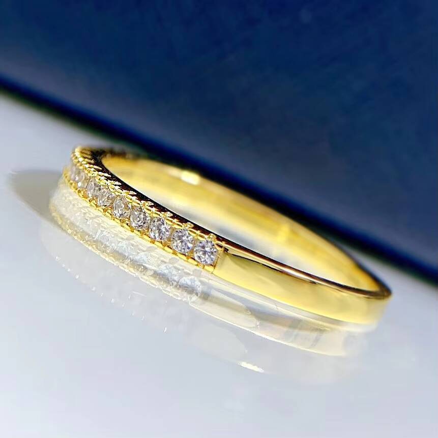 Fashionable S925 Silver Ring With Simple Thin and Plain Finger Ring Design Personalized Ins Style Jewelry