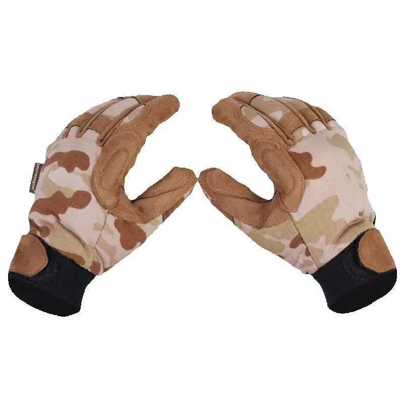 ersongear Tactical Lightweight Camouflage Gloves Combat Full Finger Hand Protective Gear Handwear Hunting Hiking Outdoor MCADXJ250904