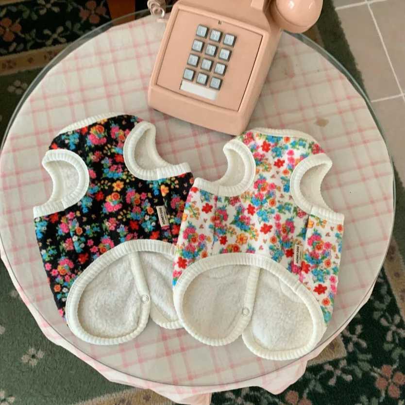 Pet Shredded Vest Winter Dog Apparel Small Dog Bichon Warm Vest Teddy Thin Velvet Open Button Cotton Coat Dog Products W250904