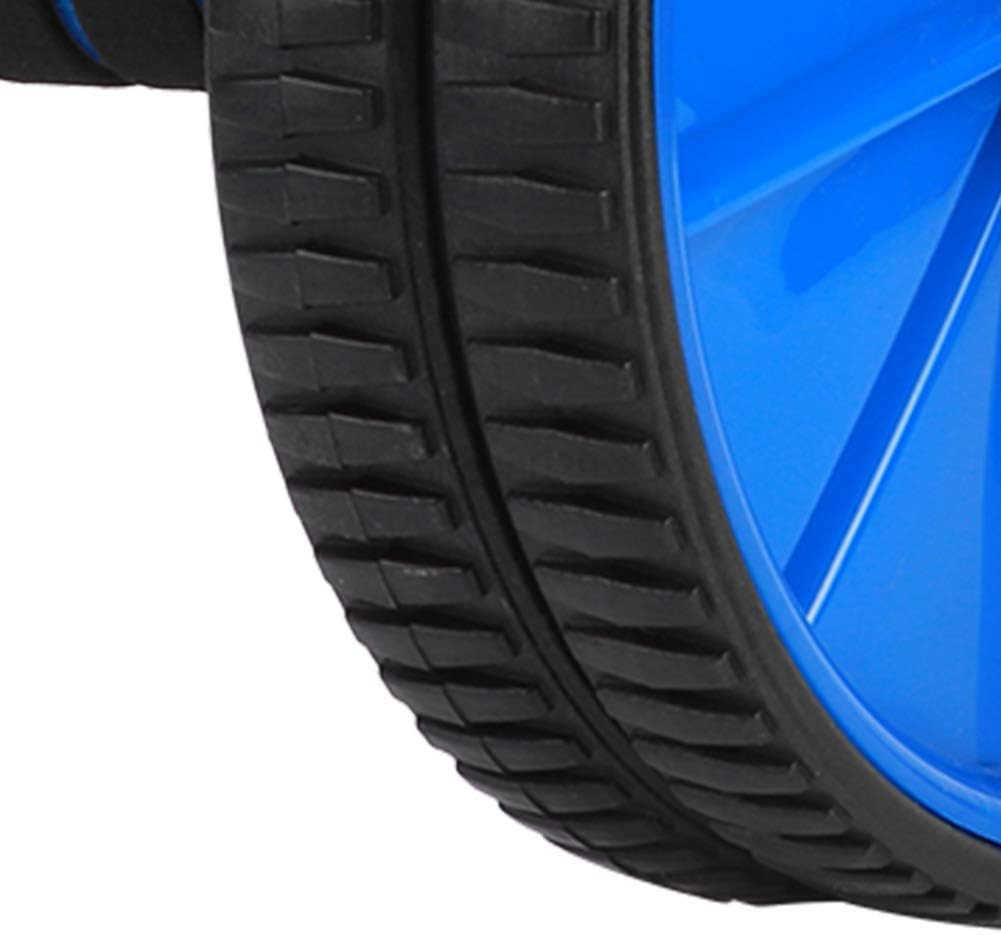 AB Roller Wheel Blue Dual Roller Abdominal Exerciser 18cm Diameter Sponge Roller Fitness Equipment for Effective Training and Core Workouts W250904