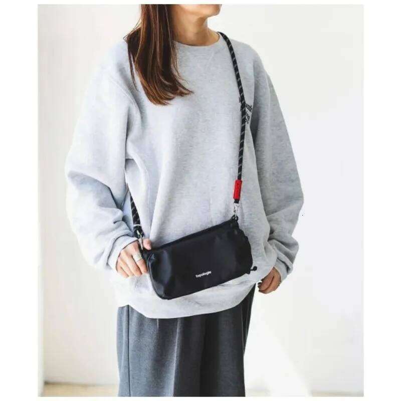 Portable Commute Water Bottle Trendy Brand Mini Shoulder Bag Nylon Material Soft Handbag For Young Adults