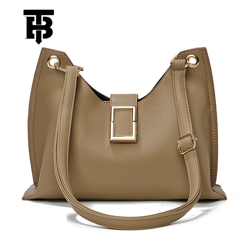 Designer s bag TB BHULAMTE 2025 New European and American Retro Solid Color Soft Leather Large Capacity Textured Handbag for Women, Mom Bag, One Piece