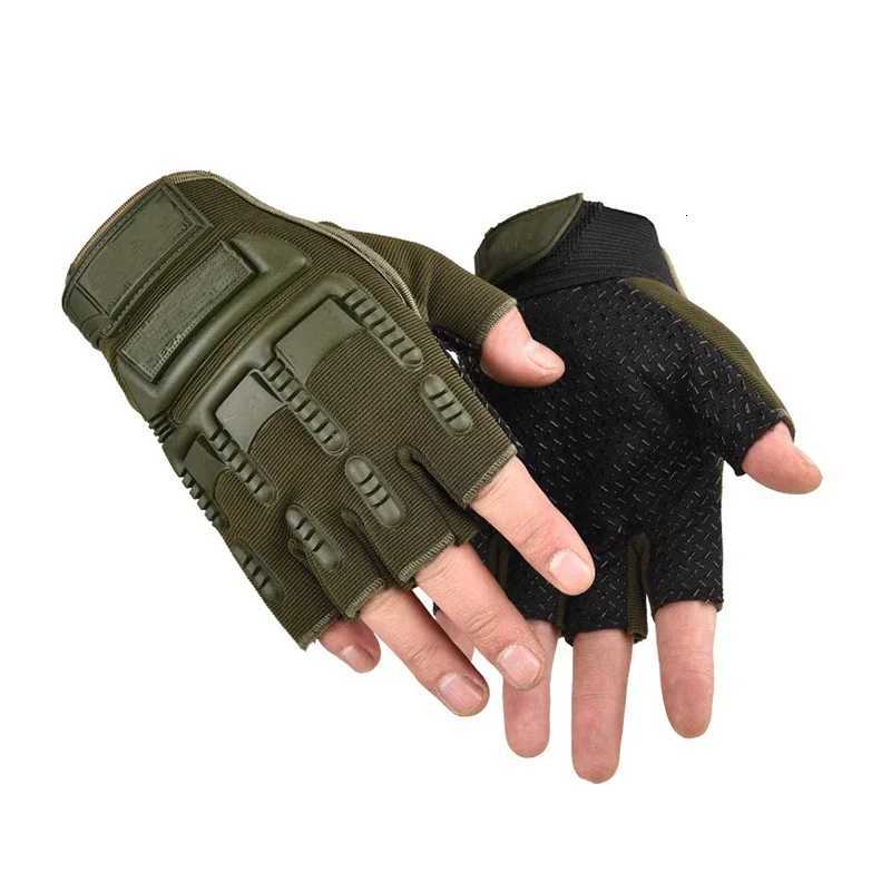 2PCS Full Finger Gloves Kids Antislip Hard Protect Gear Riding Gloves Camouflage Combat Glove For ChildXJ250904