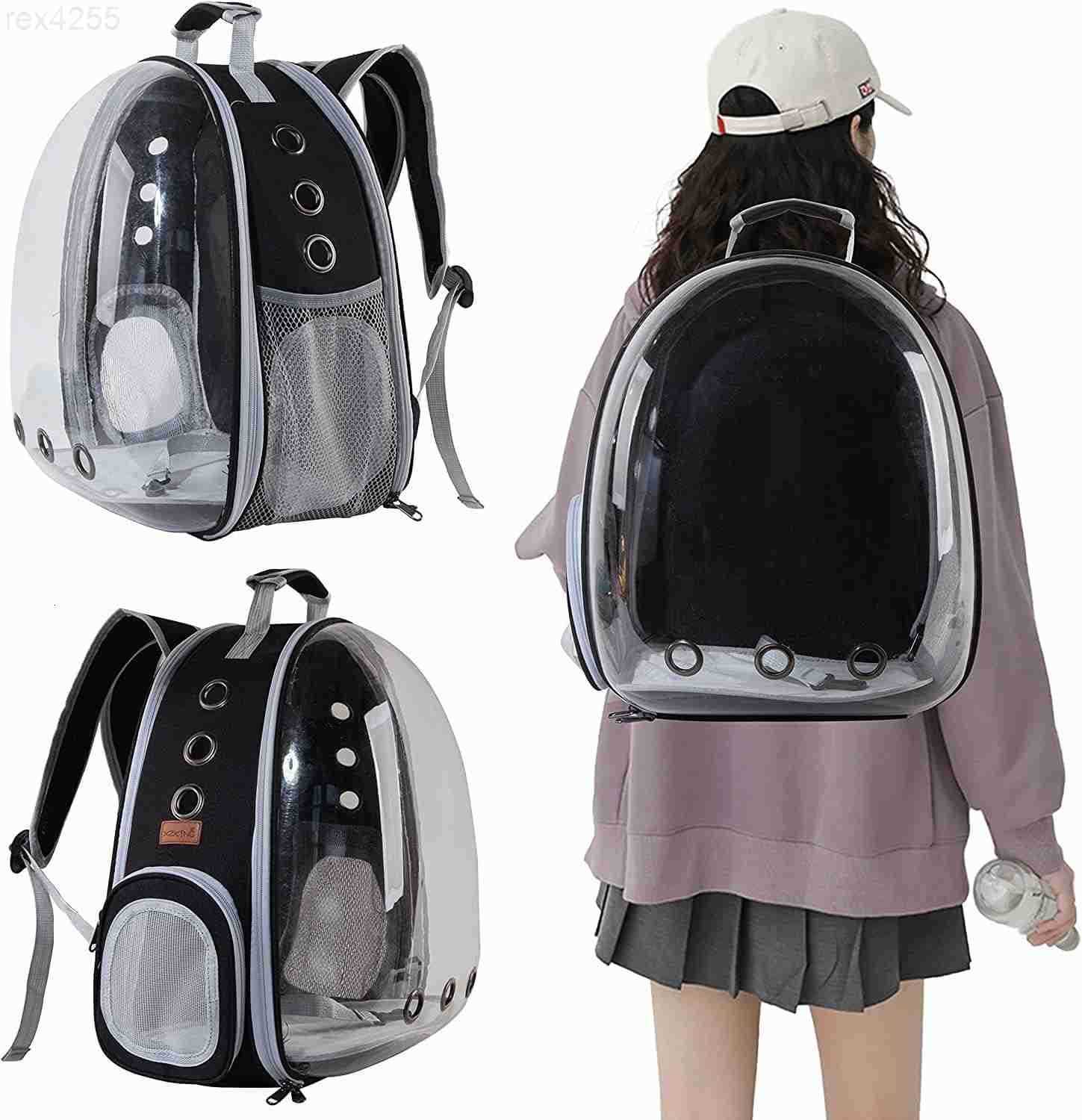Cat Backpack Carrier Bubble Bag Transparent Space Capsule Pet Carrier Dog Hiking Backpack Small Dog Backpack Carrier for Cats Puppies Airline Approved