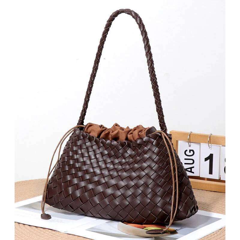 Hot Selling Women's Shoulder Bags Leather Woven Tote Handbag Purses High Quality Designer Top-Handle Underarm Braided Bag Designer Bags