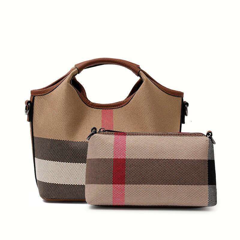 Plaid Canvas Handbag, Chic Small Tote for Dailyluxury bag tote bag