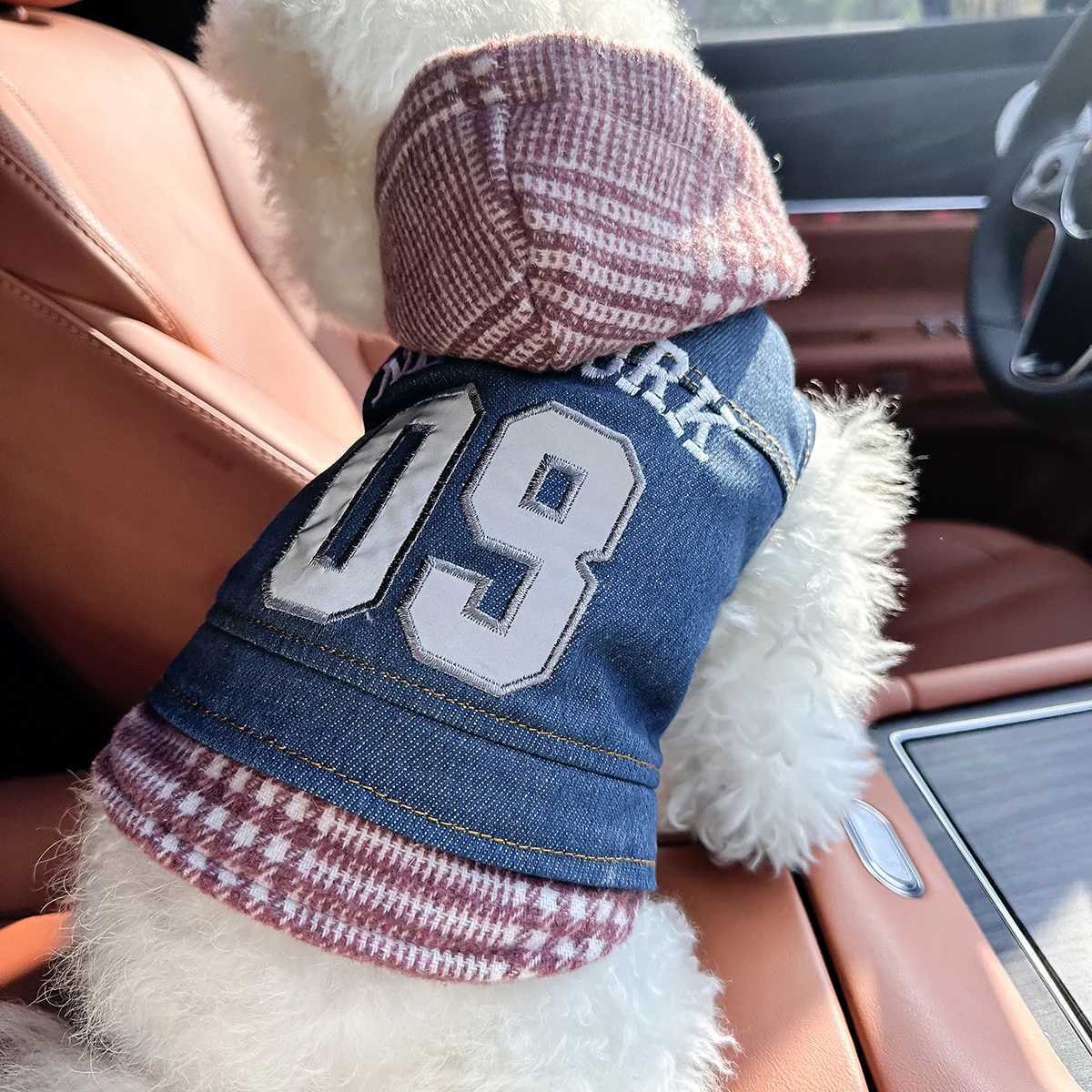 Pet Clothes Dog Cat Out Handsome Cute Comfortable New York 09 Coat W250904