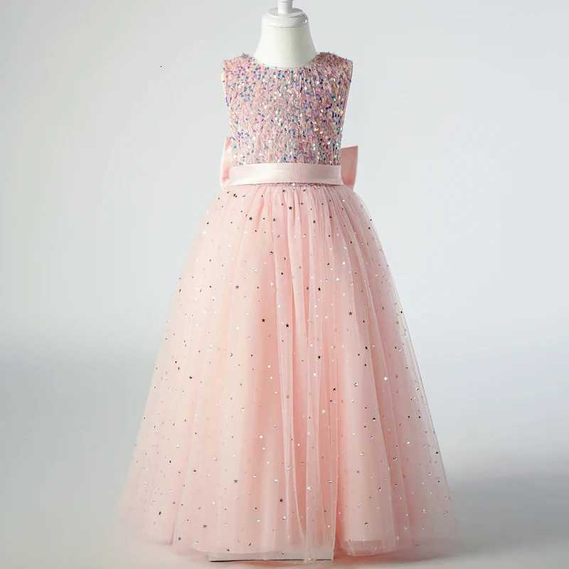 CKA88 Girl Clothing Dress Girls Graduation Long Dresses Kids Girl Gown Birthday Ceremony Party Z250904